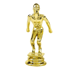 Gold Male Swimming Trophy Figure Top - T.6063