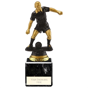 Cyclone Football Player Award Black and Gold Small - TR24557C