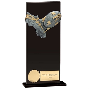 Euphoria Hero Rugby Black Glass Award - CR18152