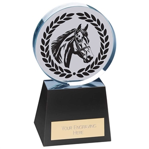 Emperor Equestrian Crystal Award - CR24351