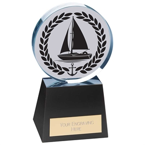 Emperor Sailing Crystal Award - CR24356