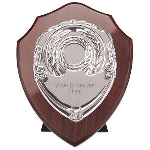 Reward Shield Mahogany & Silver - PS24562