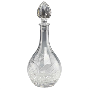 Lindisfarne St Finan Panelled Crystal Decanter - CR24377A