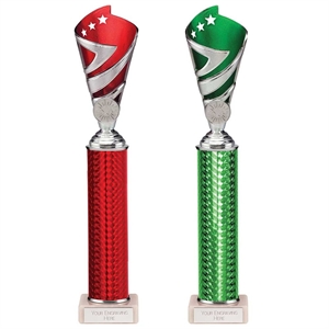 Hurricane Multi-Sport Tube Trophy Red or Green - TR24540/ TR24544