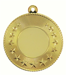Gold Economy Star Medal (size: 50mm) - 7006