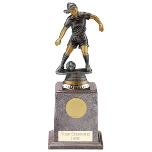 Cyclone Football Female Player Award Antique Silver - TR24552E