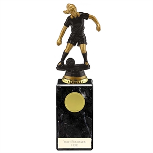 Cyclone Football Female Player Award Black & Gold - TR24556D