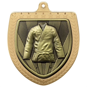 Cobra Martial Arts Shield Medal (75mm) - MM24201G Gold