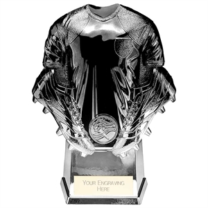Invincible Football Shirt Award Silver & Black - PA24005