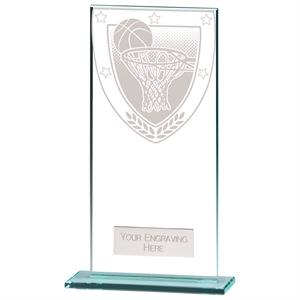 Millennium Basketball Jade Glass Award - CR20370