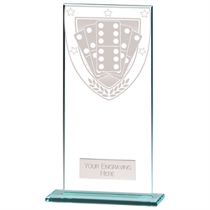 Millennium Dominoes Jade Glass Award - CR20374