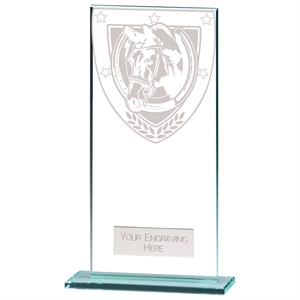 Millennium Equestrian Jade Glass Award - CR20375