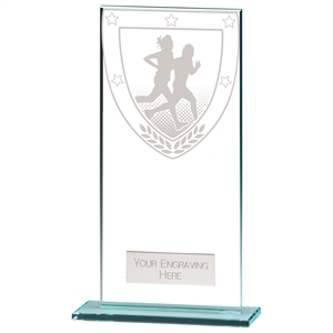 Millennium Running Jade Glass Award - CR20390