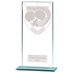 Millennium Table Tennis Jade Glass Award - CR20392