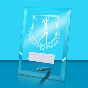 Harlow Ladies Golf Glass Award - AFG013-GOLF9