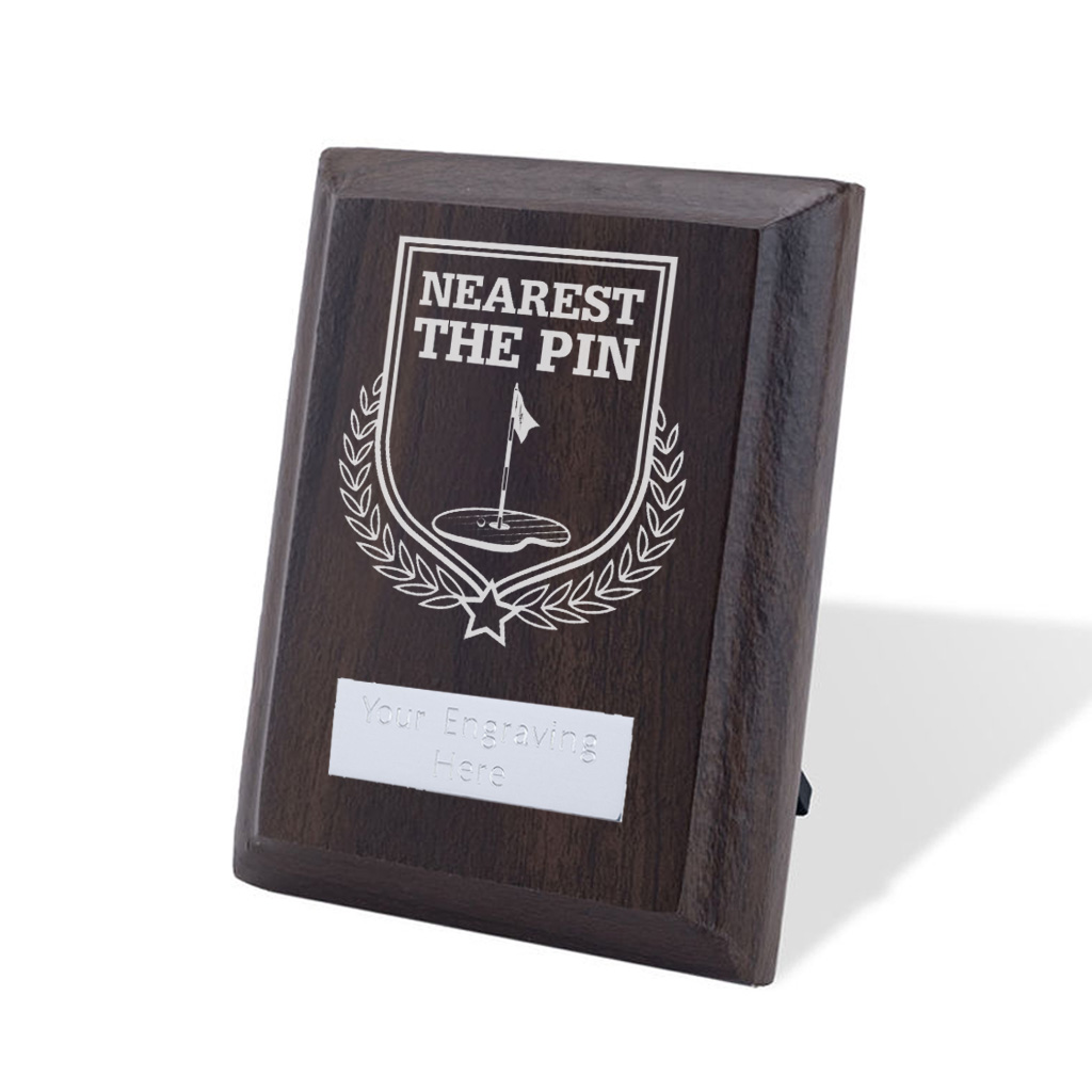 Britannia Golf Nearest the Pin Walnut Plaque - AFFWP6-GOLF14 | Impact ...