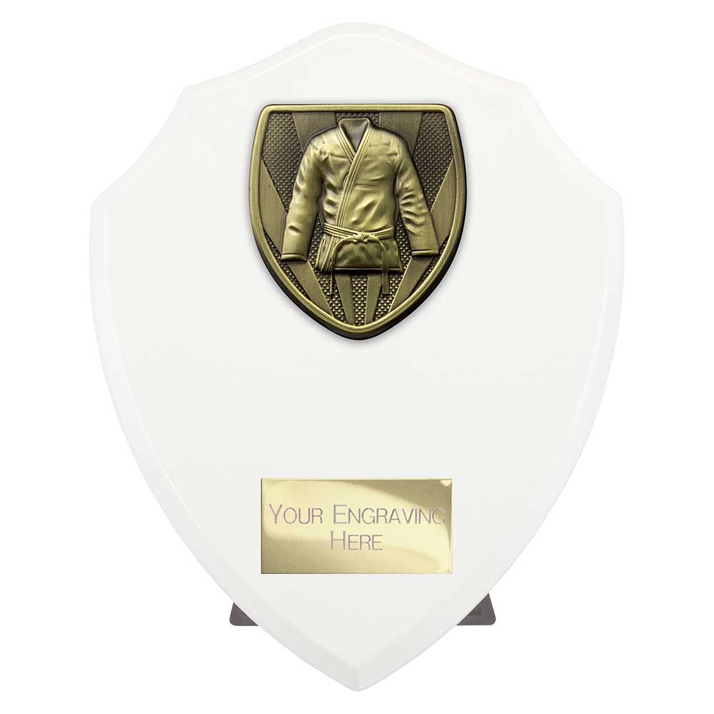 Cobra Martial Arts Shield - Arctic White - PT24201 | Impact Trophies