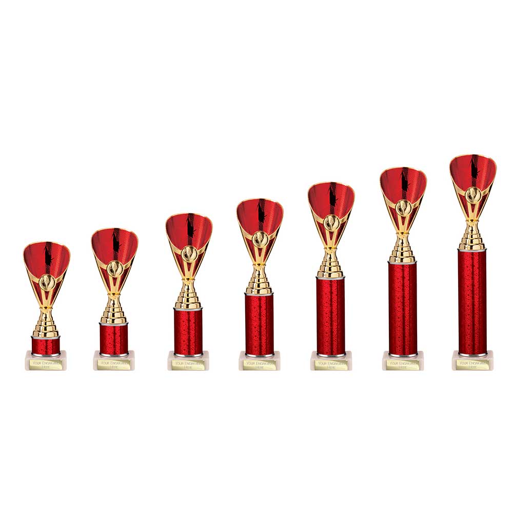 Rising Stars Column Trophy Gold or Red - TR23567/ TR23564 | Impact Trophies
